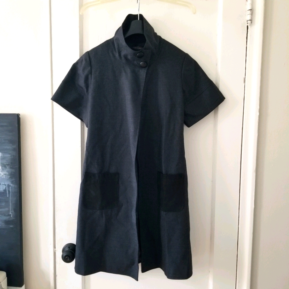 Designer jacket poncho